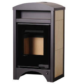 Krbová kamna HS Flamingo AQUAFLAM VARIO BARMA 11 Javor