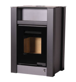 Krbová kamna HS Flamingo AQUAFLAM VARIO  LEND 11kW šedá (teplovzdušná verze)