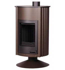 Krbová kamna HS Flamingo MASTERFLAMME  Grande II, hnědá - sametová