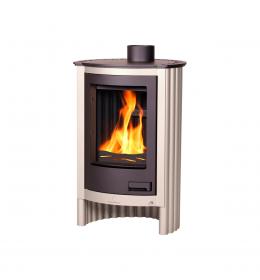 Krbová kamna HS Flamingo MASTERFLAMME  Piccolo I, krémová