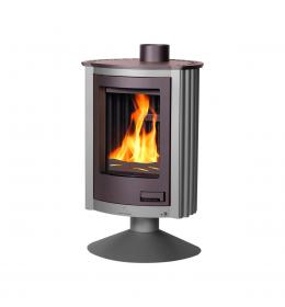 Krbová kamna HS Flamingo MASTERFLAMME  Piccolo II, šedá