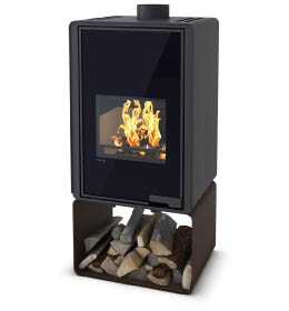 Krbová kamna HS Flamingo DELUXE  PENTAI, hnědá - sametová