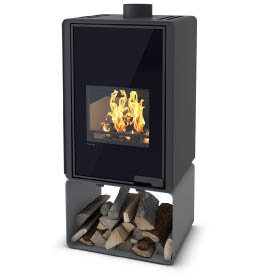 Krbová kamna HS Flamingo DELUXE  PENTAI, šedá