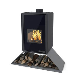 Krbová kamna HS Flamingo DELUXE  SENAI, šedá