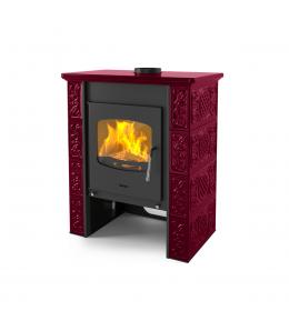 Kachlová kamna FLAMINGO BALI bordo