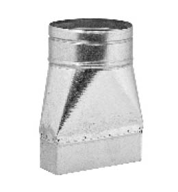 Redukce–kanál-ohebné potrubí průměr 100mm