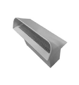 Mřížka pro přívod externího vzduchu – kanál bílá