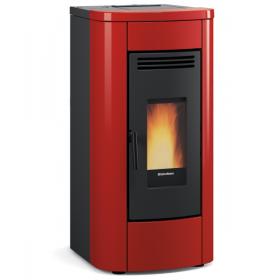 Peletová kamna Nordica KLAUDIA PLUS 5.0 bordó