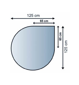 Sklo pod kamna Lienbacher,21.02.888.2/125x125cm,8mm