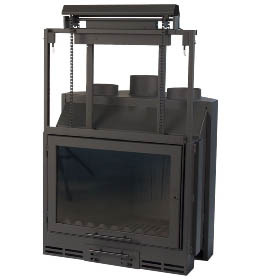 Teplovzdušná krbová vložka Kretz A 404