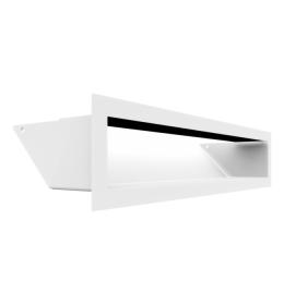 Krbová mřížka LUFT 9x40 cm bílá