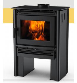 Kanadská kamna Pacific Energy NEO 1.6 černá - porcelán, smaltované plechy
