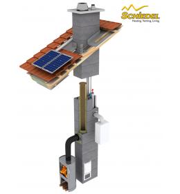 SCHIEDEL KOMBIGAS 8/20 cm  – komín pro pevná paliva a kondenzační techniku