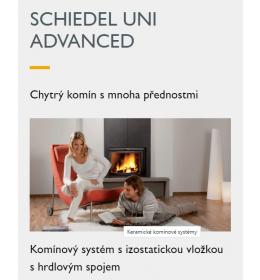 Schiedel UNI ADVANCED DN200, výška 7,33 m