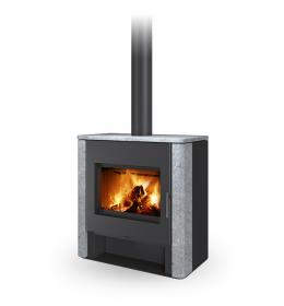Romotop TELDE Kámen kamna s teplovodním výměníkem a dvojitým prosklením