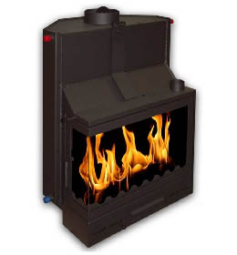 Teplovodní krbová vložka Kretz A 1308 V