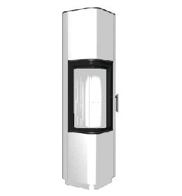 Krbová kamna Bef Aries 7 ER white