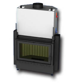 Teplovodní krbová vložka Kretz B104 - V15