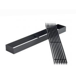 Ventilační mřížka LINES 1000 x 100 mm černá