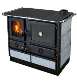 Sporák na tuhá paliva s výměníkem MBS THERMO MAGNUM PLUS sporák s TV mastek pravý