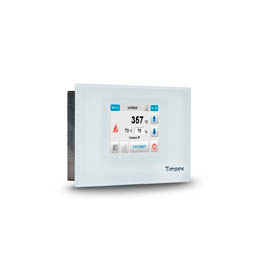 Regulátor hoření Reg300 displej plexisklo bílá