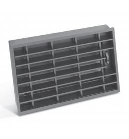 STYLE záklopový rošt s rámem 325 x 170 mm bílá