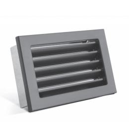 Ventilační mřížka STYLE 200 x 145 s pevnou žaluzií černá