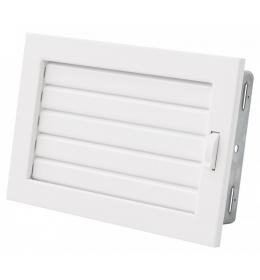 Ventilační mřížka STYLE 200 x 145 s pohyblivou žaluzií bílá