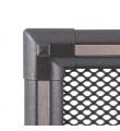 Krbová mřížka 16x45cm EXCLUSIVE grafit / inox