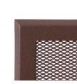 Krbová mřížka10x20cm hnědý brokát