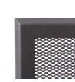 Krbová mřížka16x16cm s žaluzií grafit