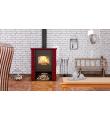 Kachlová kamna FLAMINGO BALI bordo